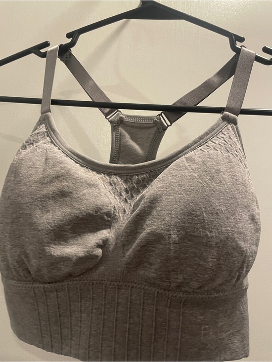 Flex Other - Flex Seamless Gray Racerback Comfort Sports Bra size S